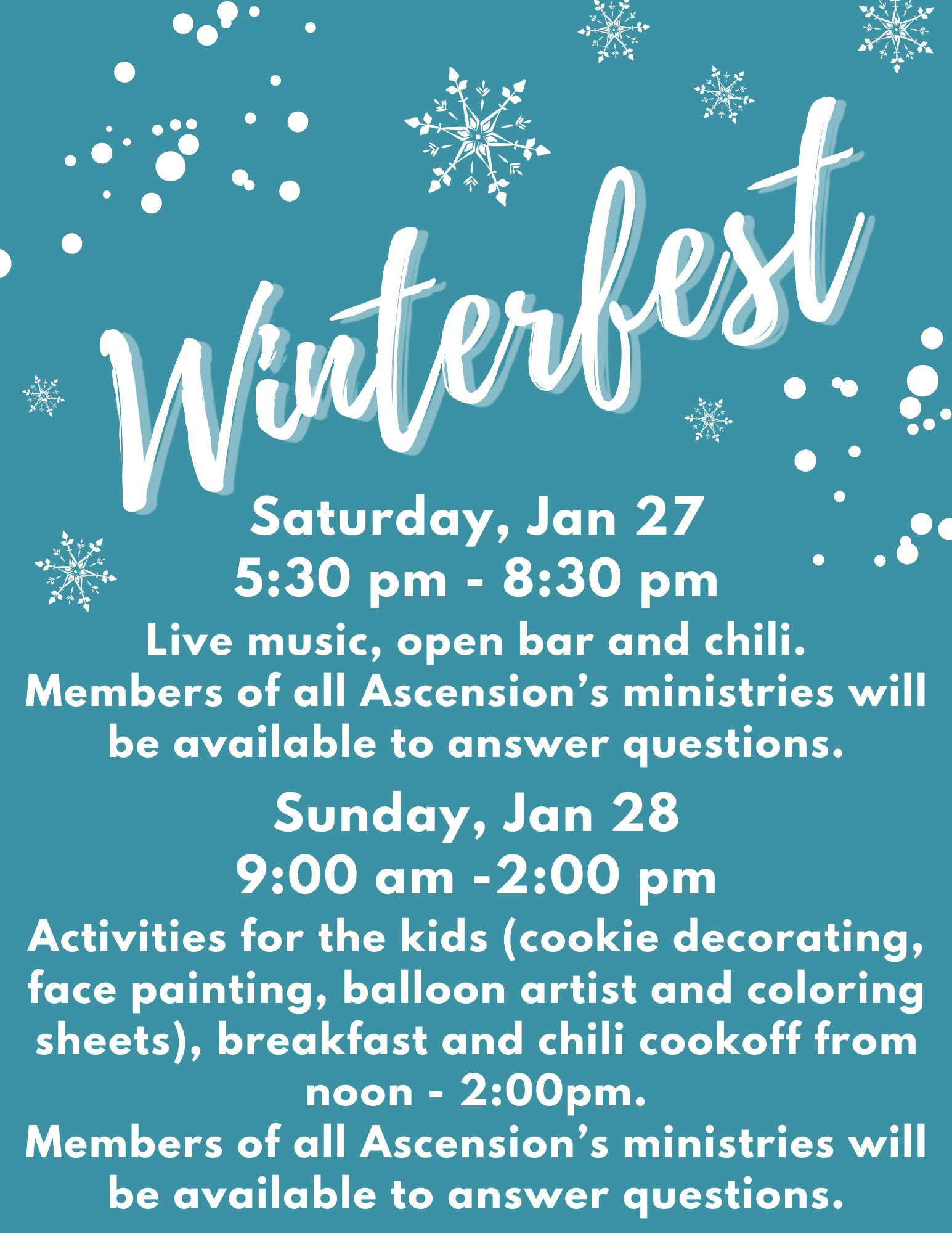 Winterfest 2024 – Ascension Catholic Church